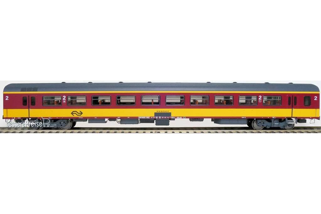 NS ICR (Originalversion) für den Beneluxzug nach Belgien Reisezugwagen B ( Farbe Gelb / Rot)