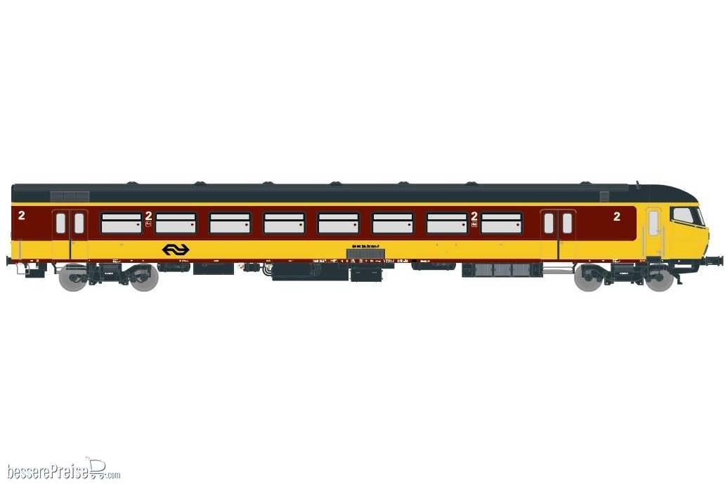 NS ICR (Originalversion) für den Beneluxzug nach Belgien Steuerwagen Bs ( Farbe Gelb / Rot) (DC)