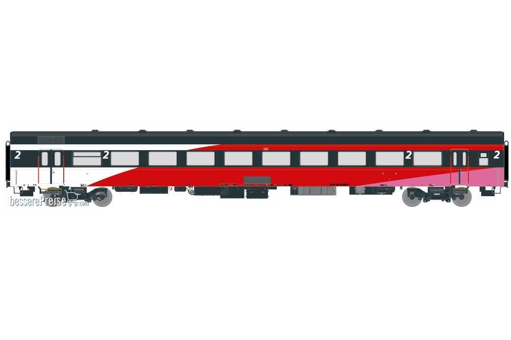 NS ICRm Hispeed 1 (Amsterdam - Brussel) für die Hsl-Strecke eingesetzt Endwagen B(Rose/Rot/Weiss)