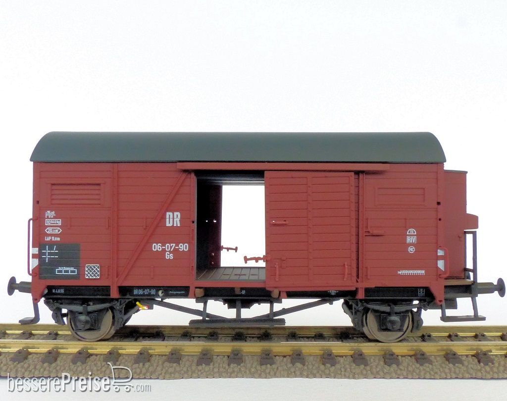 DR Nordhausen gedeckter Wagen Gs (Bremserhaus/Gleitlager) Nr. 1