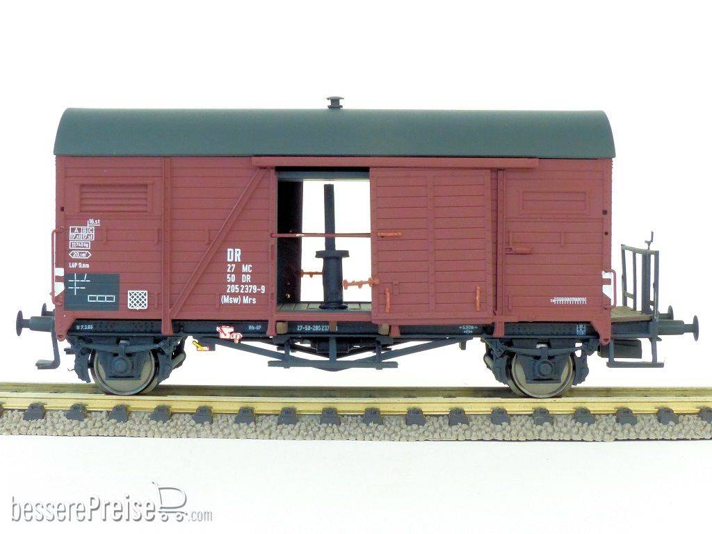 DR Nordhausen Mannschaftstransportwagen Ofen(Msw) Ms (Bremserbühne/Rollenlager) Nr. 205 2379-9