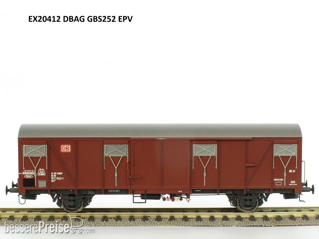 DBAG Gbs 252 Güterwagen mit DGAG Emblem Epoche V