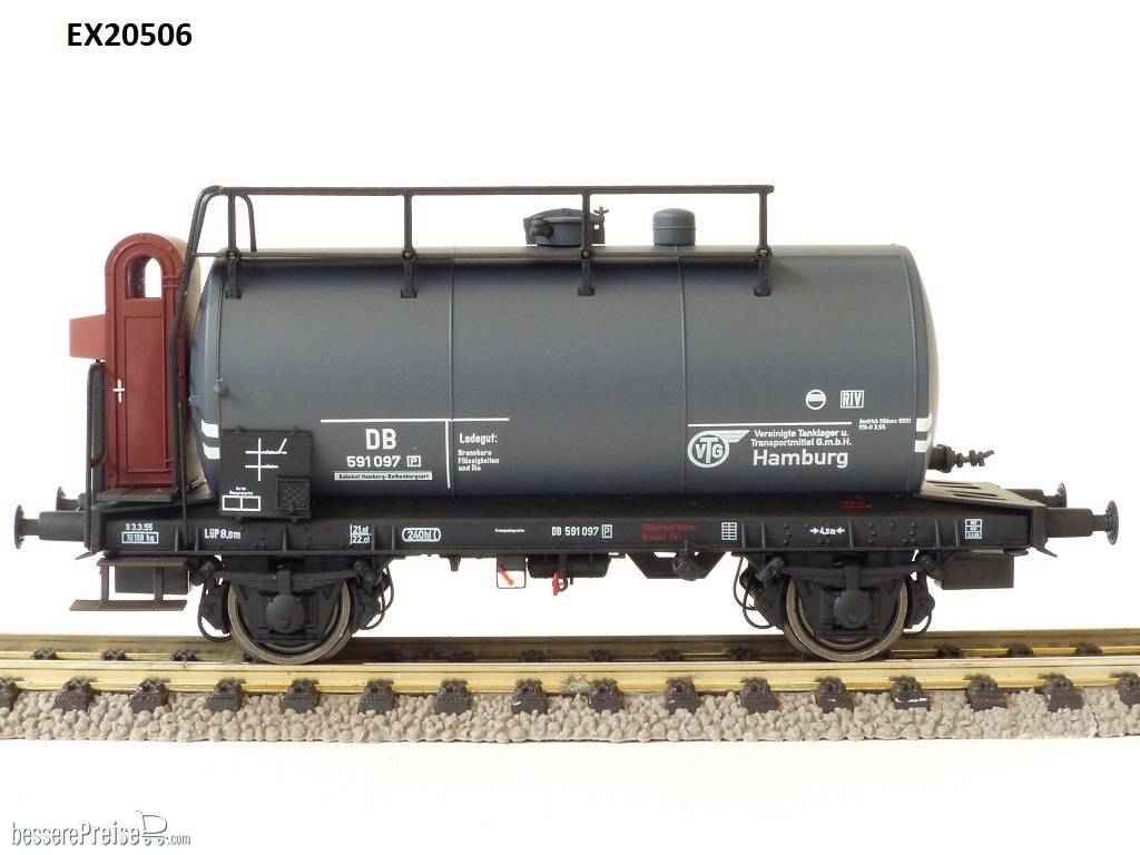 DB 2er Set 24m3 Einheitsbauart Leichtbau-Kesselwagen VTG Altes Emblem