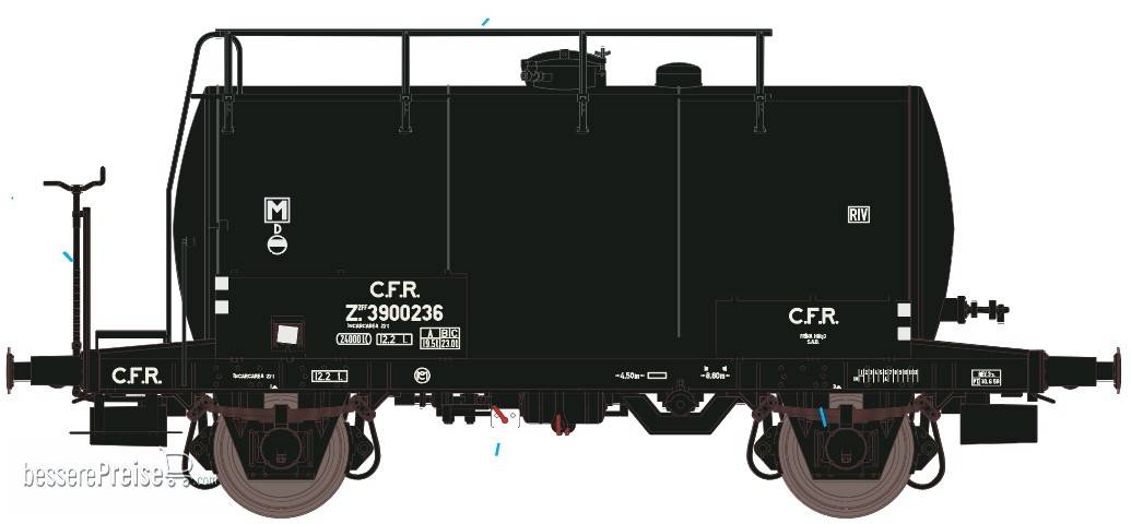CFR 24m3 Einheitsbauart Leichtbau-Kesselwagen Epoche IV (Exklusiv für special Amintiri Ferroviare S.R.L.)