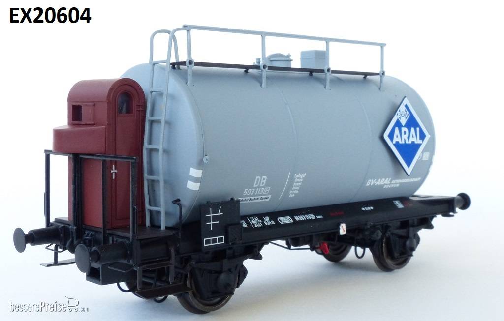 DB 30m3 Leichtbau Uerdinger Bauart Kesselwagen ARAL Silber Grau