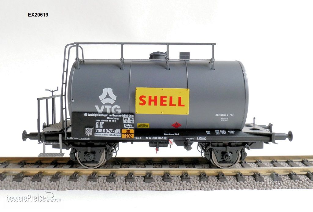 DB 30m3 Leichtbau Uerdinger Bauart Kesselwagen VTG/Shell