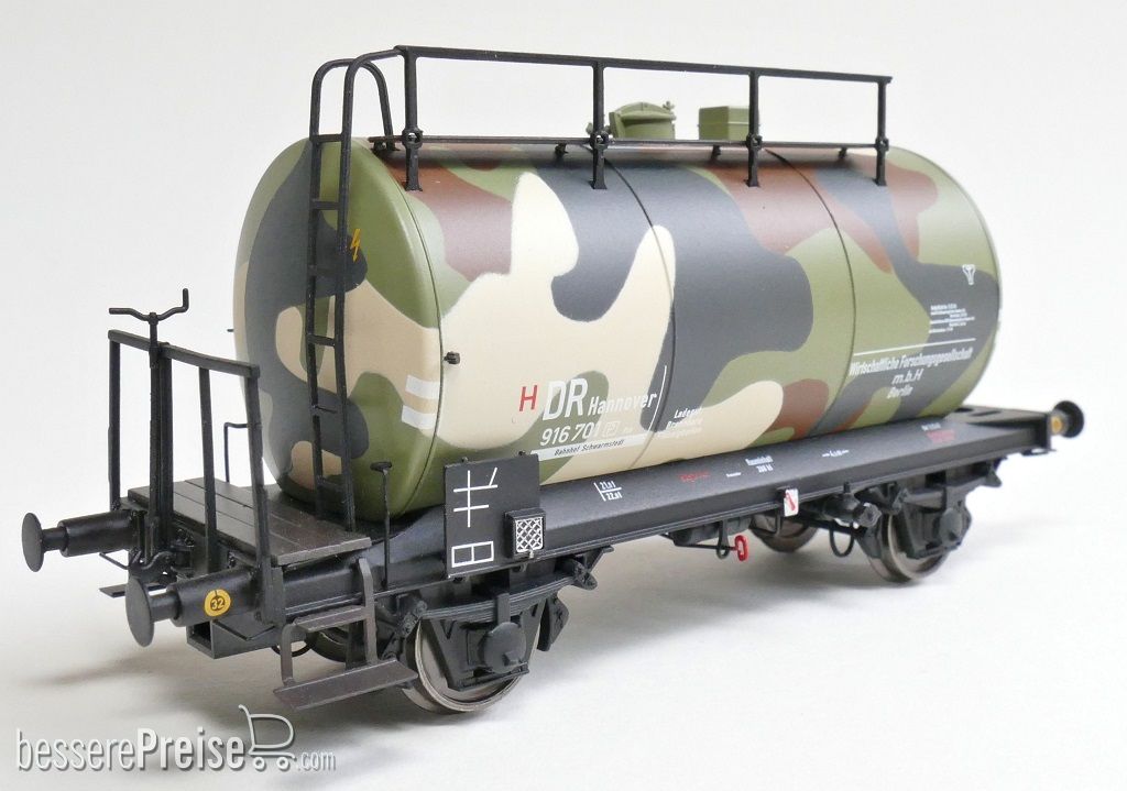 DRG 30m3 Leichtbau Uerdinger Bauart Kesselwagen Camouflage WIFO ohne Bremserhaus DR Hannover 917 000