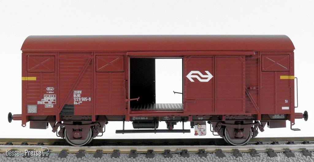 NS Gs-t 1430 Van G&L mit braunen Luftklappen Epoche IV Nr. 1220 565-9
