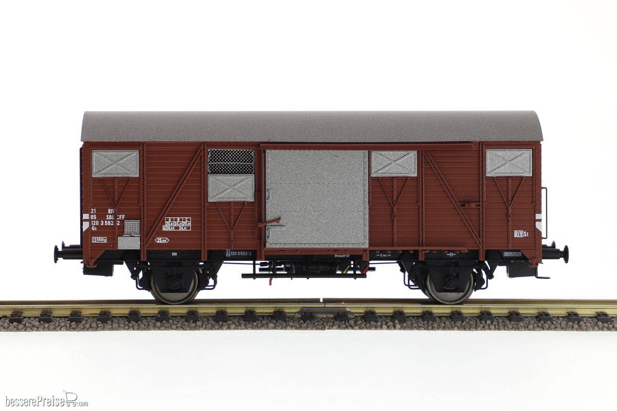 SBB CFF Gs K4 mit aluminium Luftklappen Epoche IV Nr. 120 3592-2