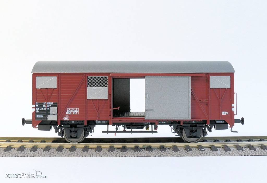 SBB CFF Gs K4 EUROP mit aluminium Luftklappen Nr. 1202 826-9