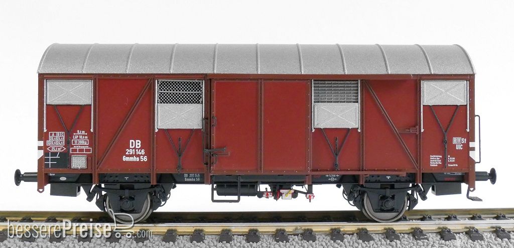 DB Gmmhs 56 mit aluminium Luftklappen Epoche III Nr. 291146