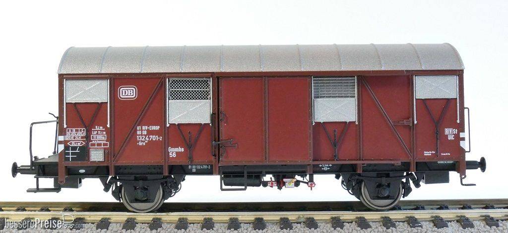 DB .Grs 212 EUROP mit Bremserbühne und aluminium Luftklappen Epoche IV Nr. 132 4 701-2