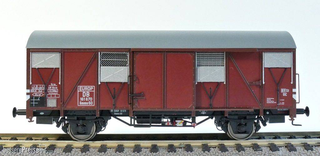 DB Gmms 60 EUROP mit aluminium Luftklappen Epoche III Nr. 161670