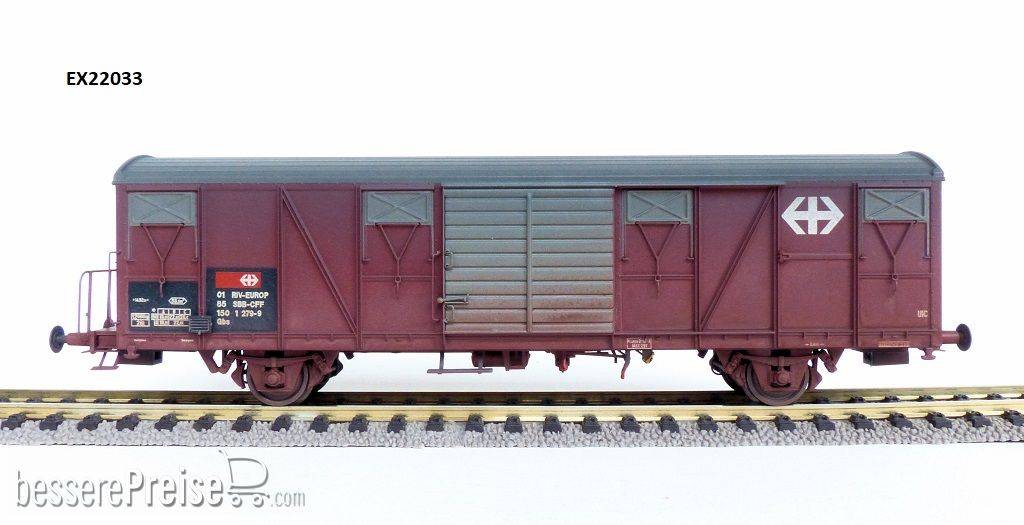 SBB GBS EUROP Güterwagen Nr.150 1278-9 Epoche V (Verschmutzt)