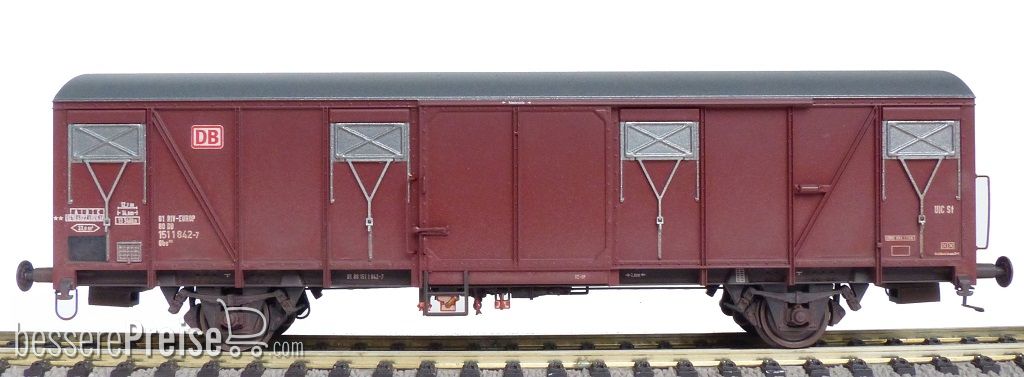 DB GBS252 EUROP Güterwagen Nr.151 1842-7 Epoche V (Verschmutzt)
