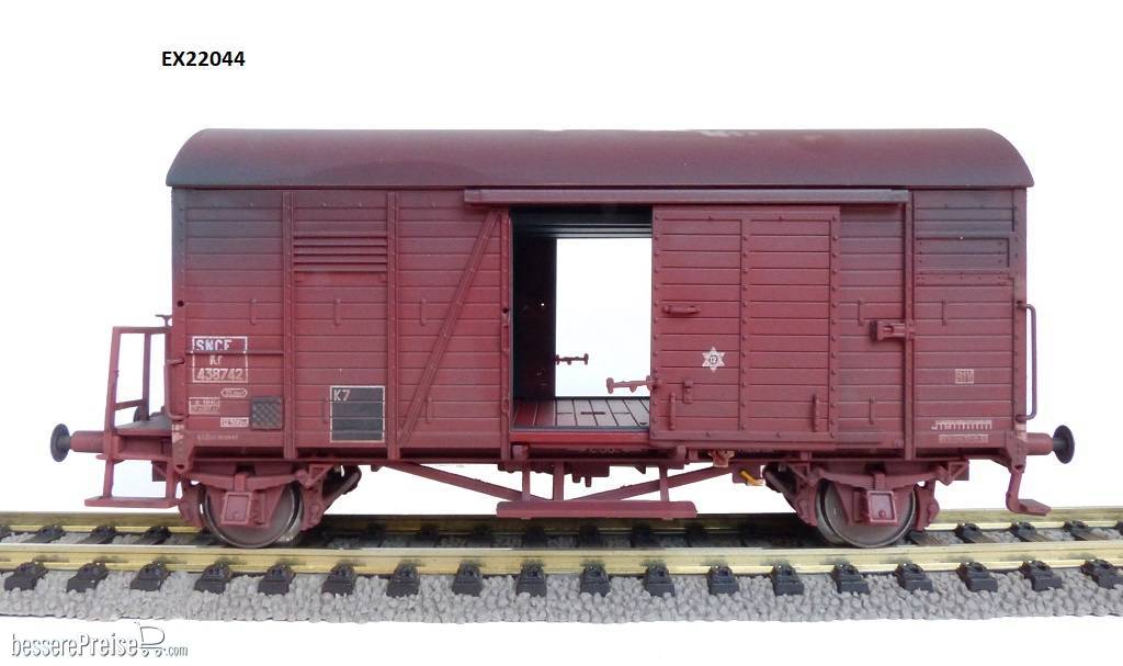 SNCF Oppeln Orange mit Bremserbühne Nr.438742 Epoche IV (Verschmutzt)