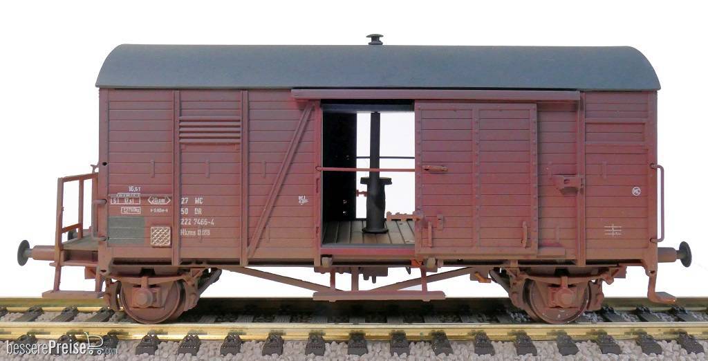 DR Oppeln Hkms mit Bremserbuhne Nr. 222 7466-4 (Verschmutzt)