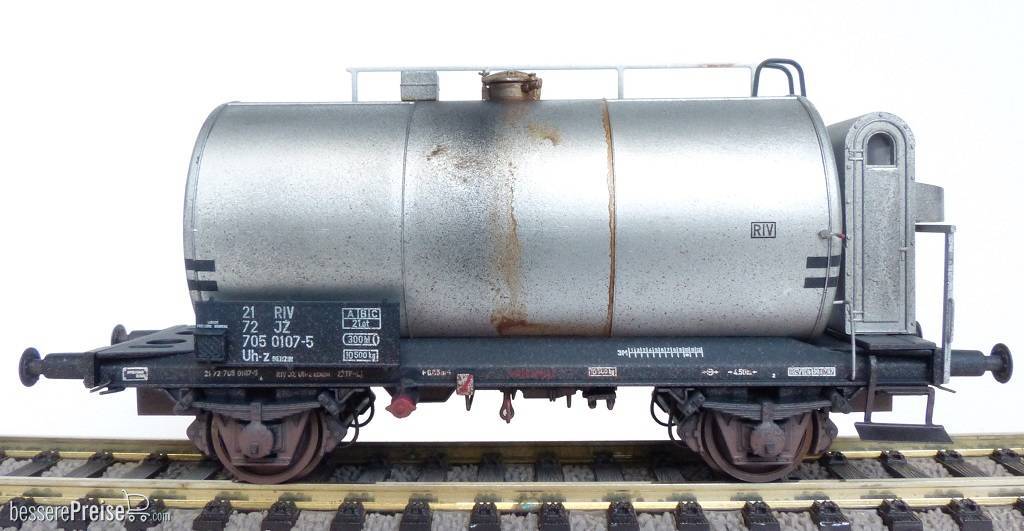 JZ 30m3 Uedinger Kesselwagen Nr.21 72 705 0107-5 (Verschmutzt)