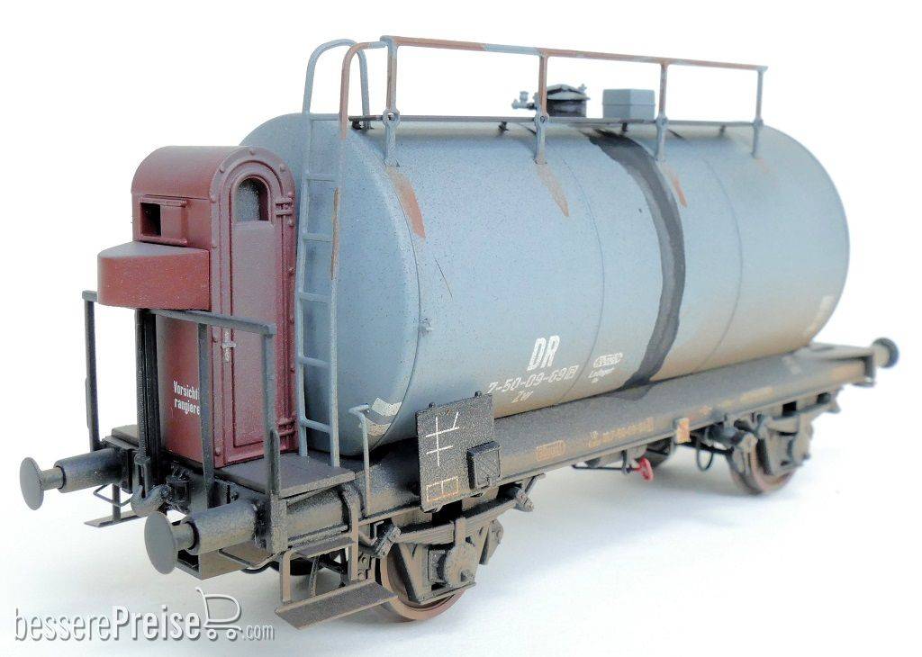 DR 30m3 Uedinger Kesselwagen Grau Nr.7-50-09-69 Epoche III (Verschmutzt)