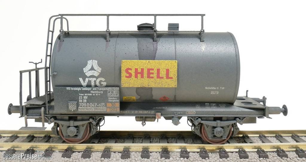 DB 30m3 Leichtbau Uerdinger Bauart Kesselwagen VTG/Shell (Verschmutzt)