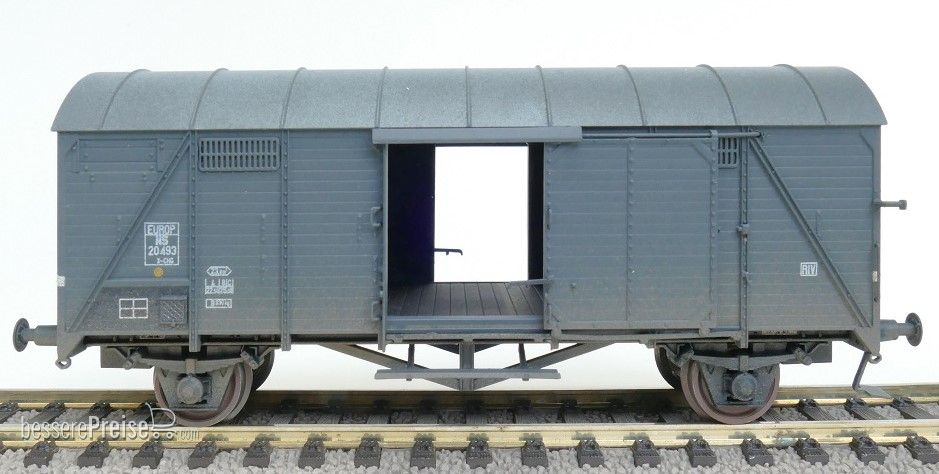 NS X-CHG EUROP gedeckter Wagen Epoche III (Verschmutzt)