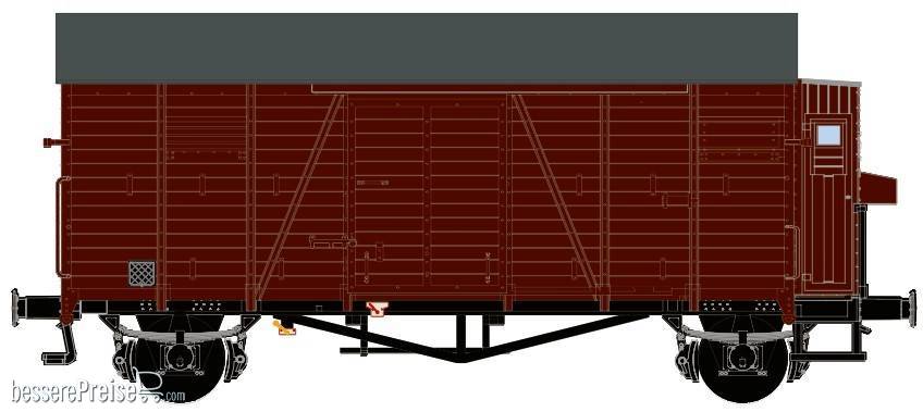 NSB Oppeln Gklms Güterwagen mit Bremserhaus Epoche III (Exklusiv für NMJ)