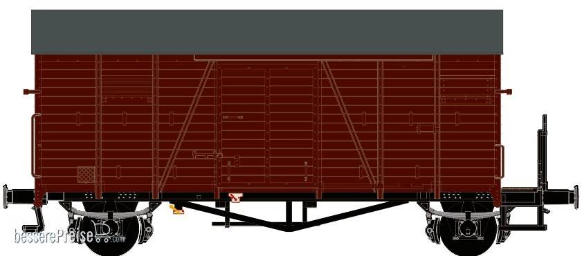 NSB Oppeln Gklms Güterwagen mit Bremserbühne Epoche IV (Exklusiv für NMJ)
