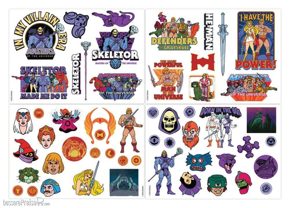 FaNaTtik FNTK-M-MOTU12 - Masters of the Universe Tech Sticker Pack
