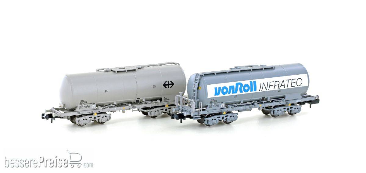 2er Set Silowagen Uacs SBB + Von Roll Infratec, Ep.IV-V