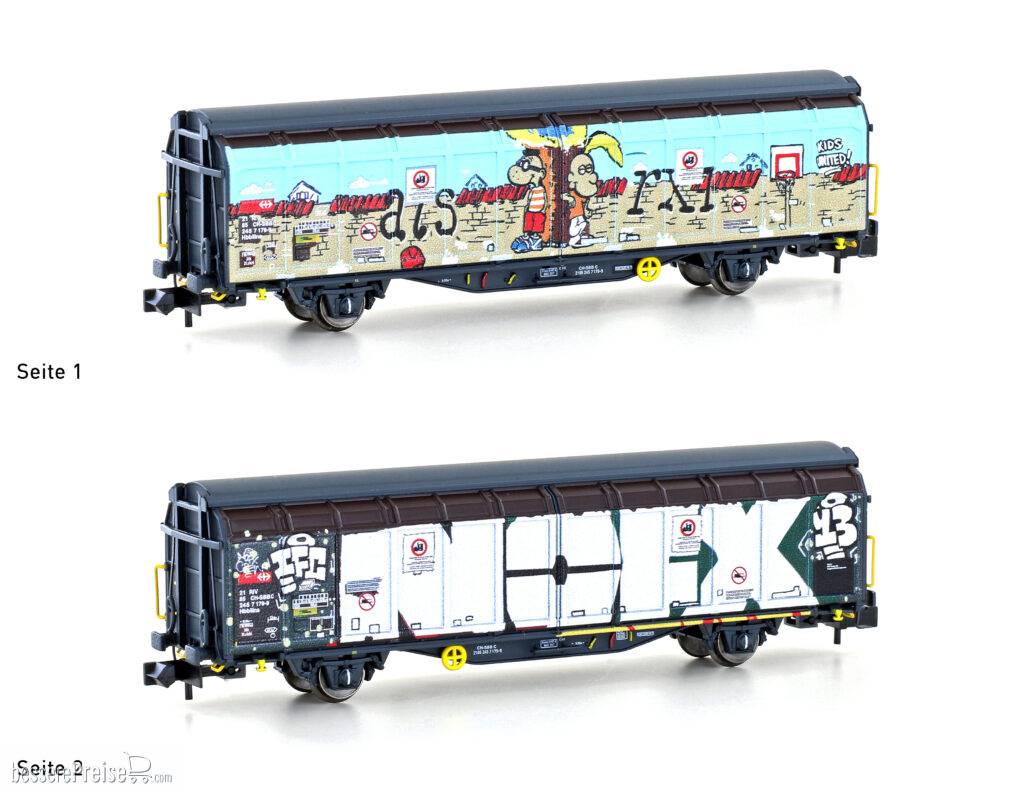 Schiebewandwagen Hbbillns SBB, Ep.VI, Graffiti-Serie (3)