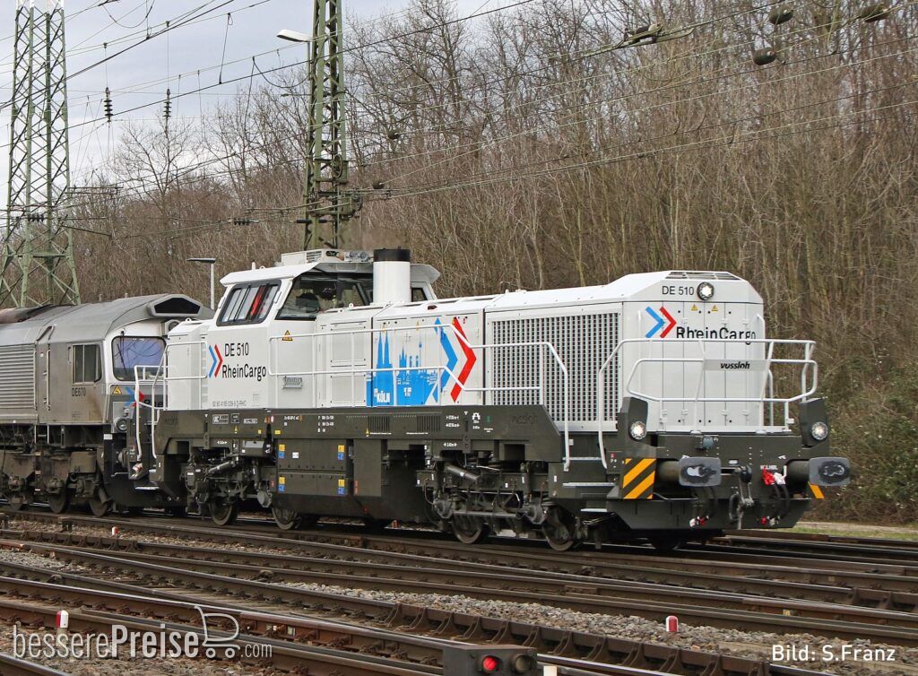 Diesellok Vossloh DE18 RHC, Ep.VI, Köln, Sound - Lemke