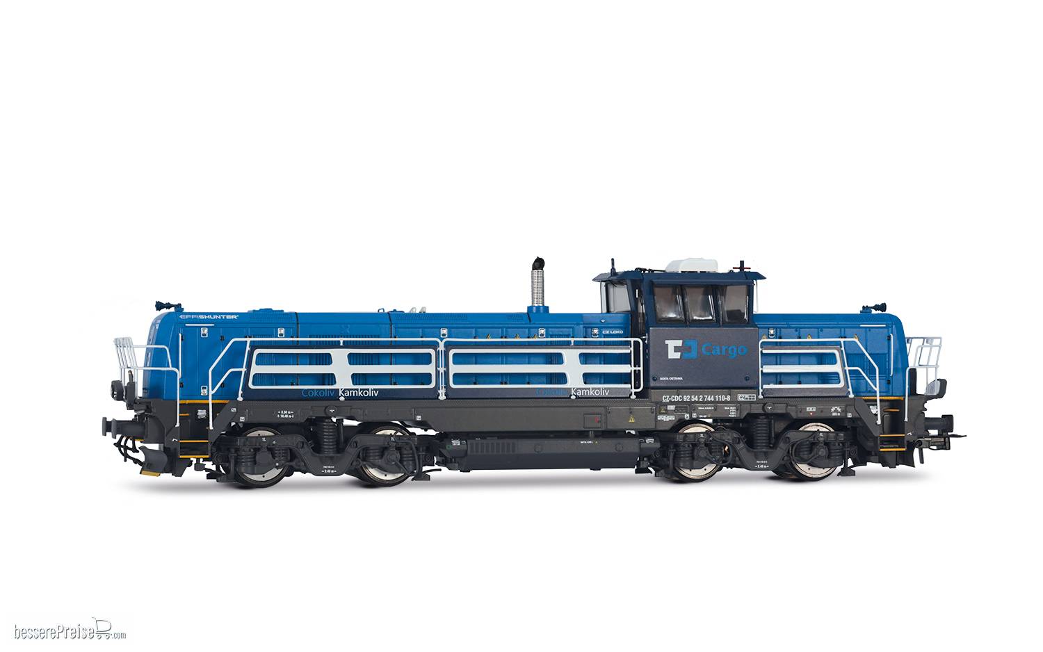 Rivarossi H0 (1:87) HR2972S - ?D Cargo, Diesellokomotive des Typs Effishunter 1000, blaue Farbgebung mit neuer Betriebsn | Modellbahn |