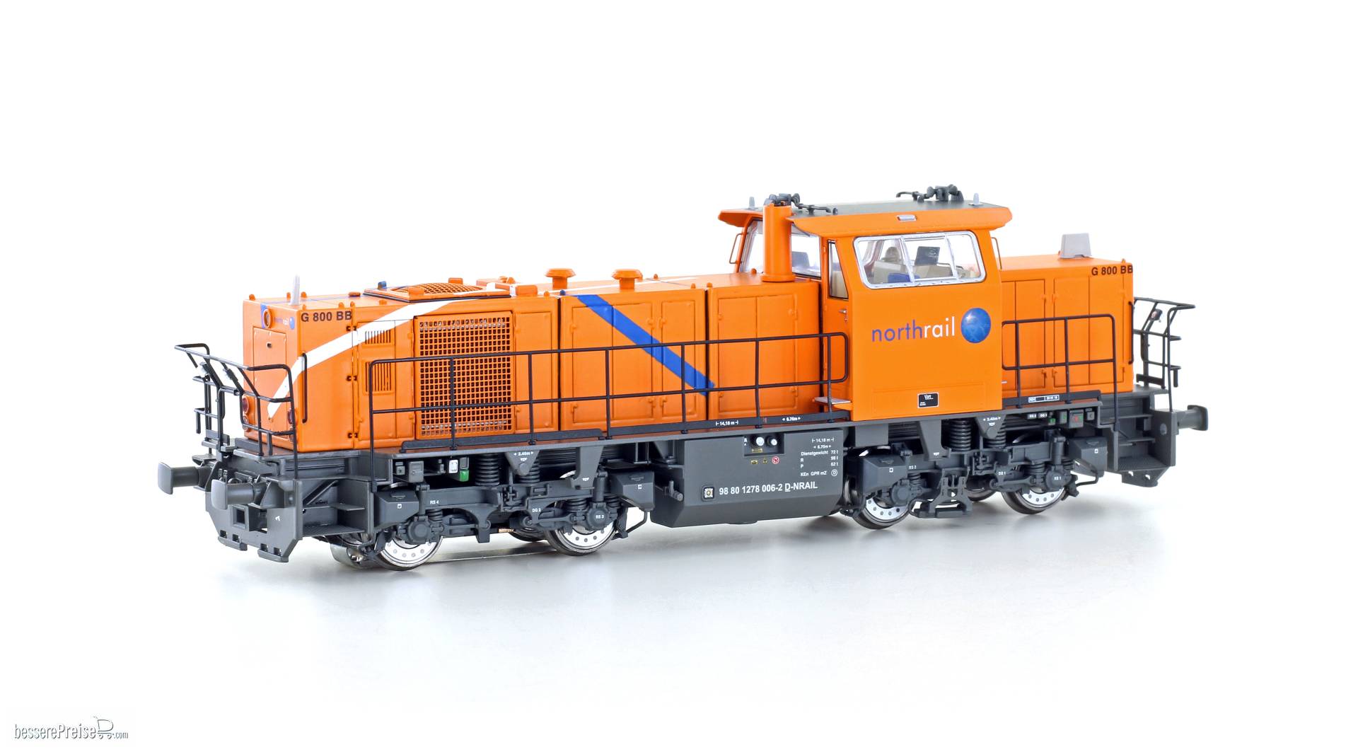 Diesellok MaK G800 BB Northrail, Ep.VI, AC Sound