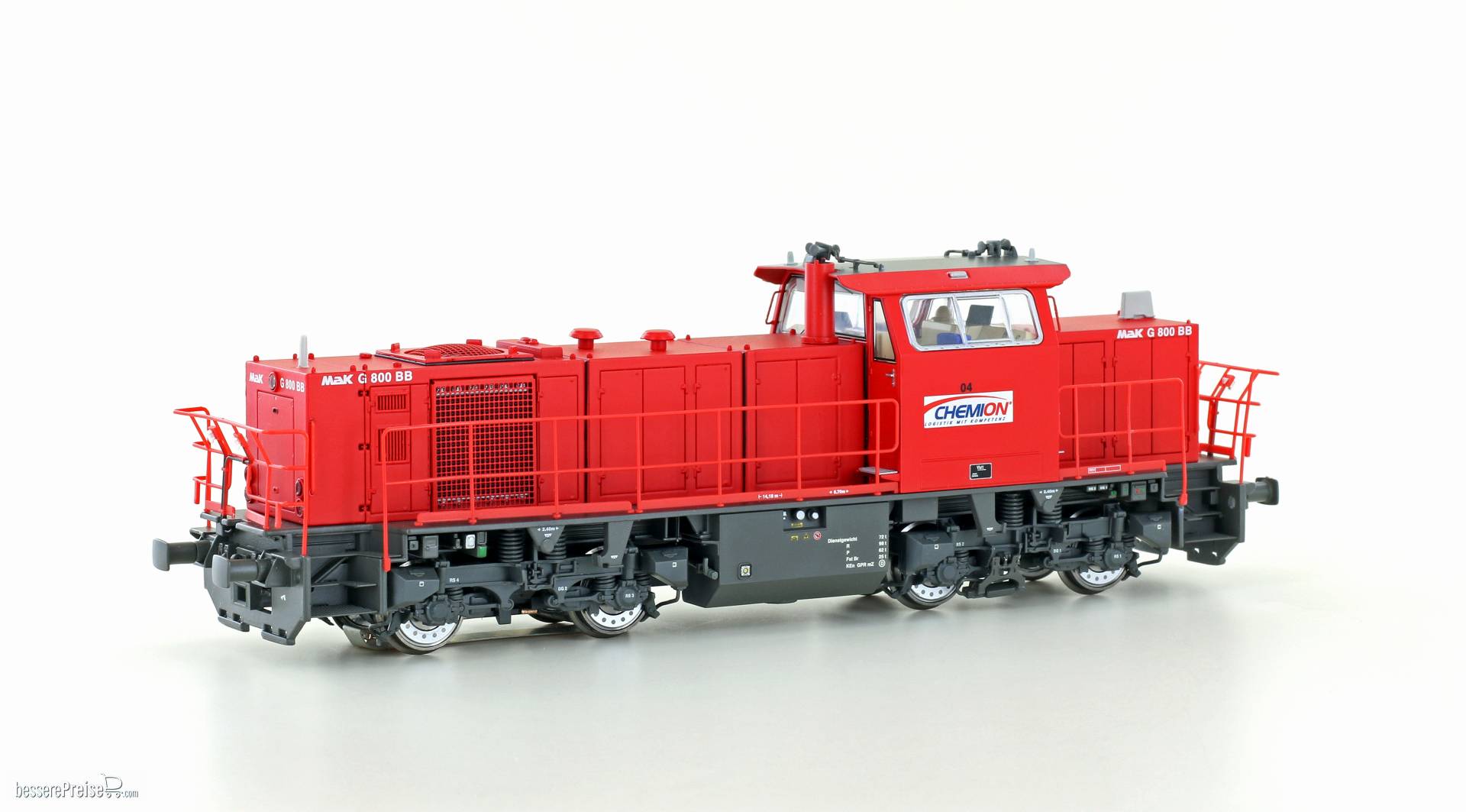 Diesellok MaK G800 BB Chemion, Ep.VI, AC Sound