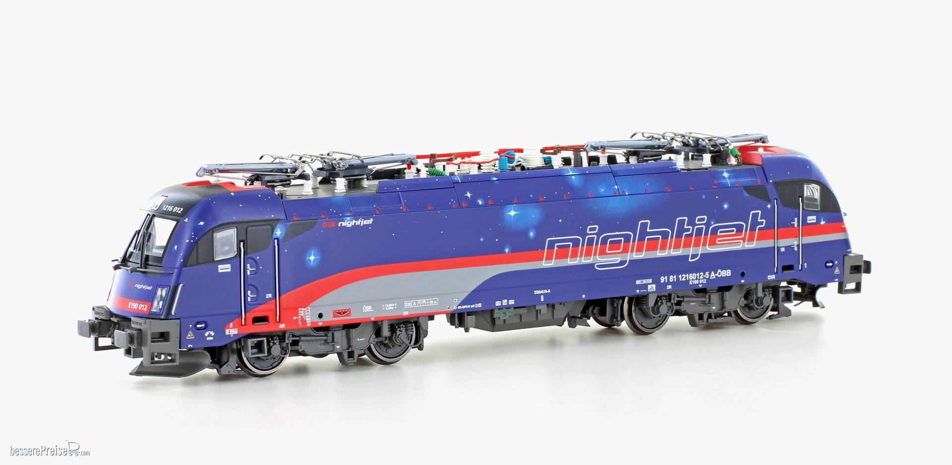 E-Lok Rh 1216 012 Taurus ÖBB Nightjet Ep.VI, AC