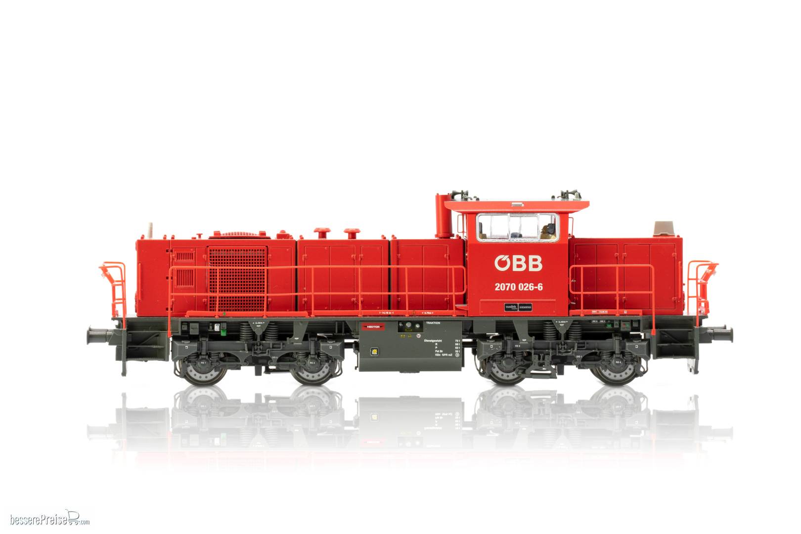 Diesellok Rh 2070 ÖBB, Ep.V, Wortmarke - Lemke