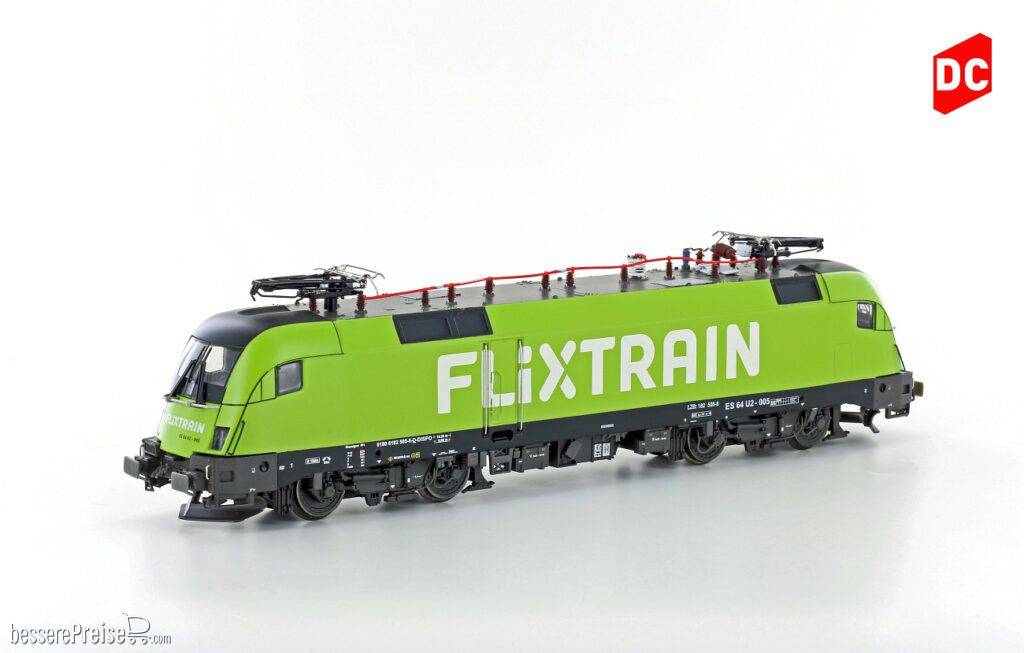 E-Lok BR182.505 Taurus FLIXTRAIN, Ep.VI DC - Lemke