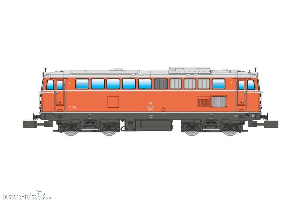 Diesellok Rh 2043 ÖBB, Ep.III, blutorange, Sound - Lemke