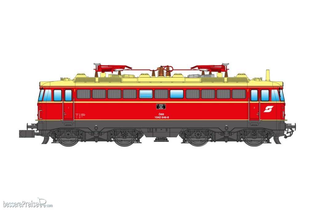 E-Lok Rh 1042 ÖBB, Ep.IV, blutorange, Sound - Lemke