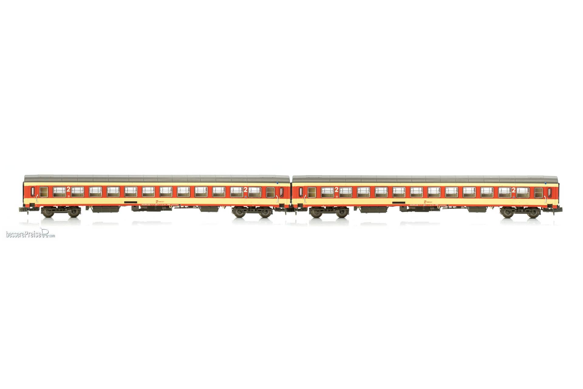 2er Set UIC-X Personenwagen 2.Kl. ÖBB, Ep.III, Sparlack