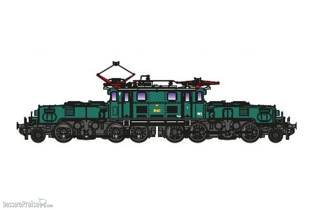 E-Lok Rh 1100 ÖBB, Ep.IV-VI, Museumslok, grün - Lemke
