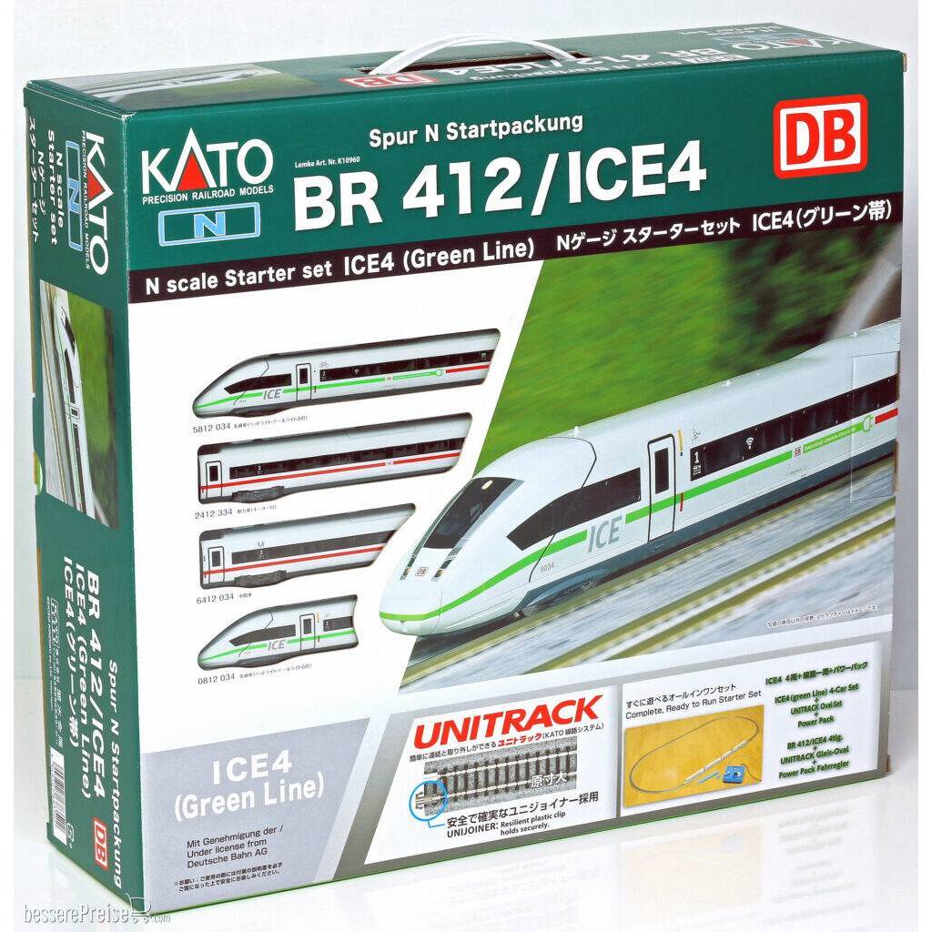 ICE4, 4-tlg. DBAG/Klimaschützer, Startset Gleis-Oval, Trafo