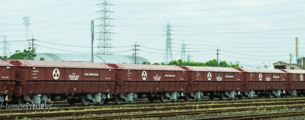 8er Set Schotterwagen Hoki 2000 Yabashi Kogyo, Ep.V-VI