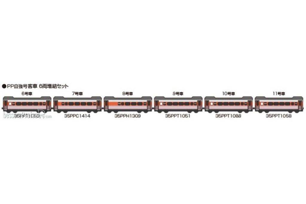 6er Set Personenwagen TR (Taiwan), Ep.VI, Set B