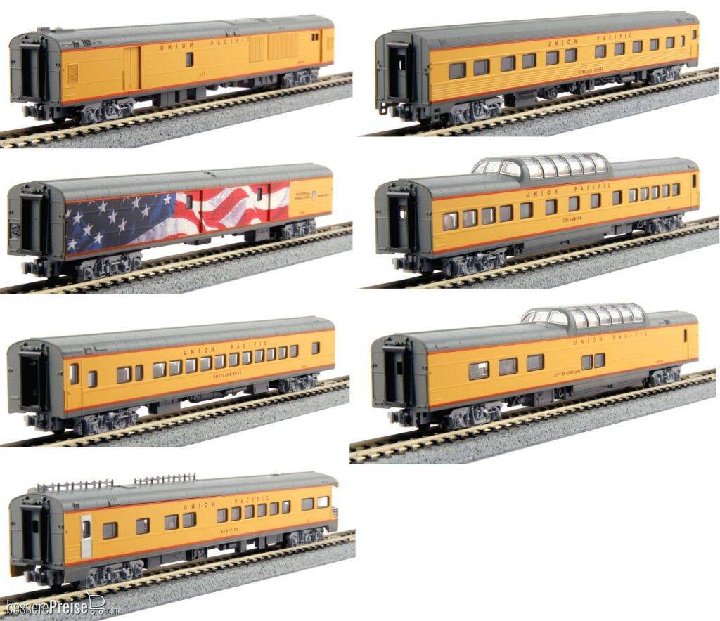 7er Set Personenwagen UP/Excursion Train, Ep.V-VI (K10-086)
