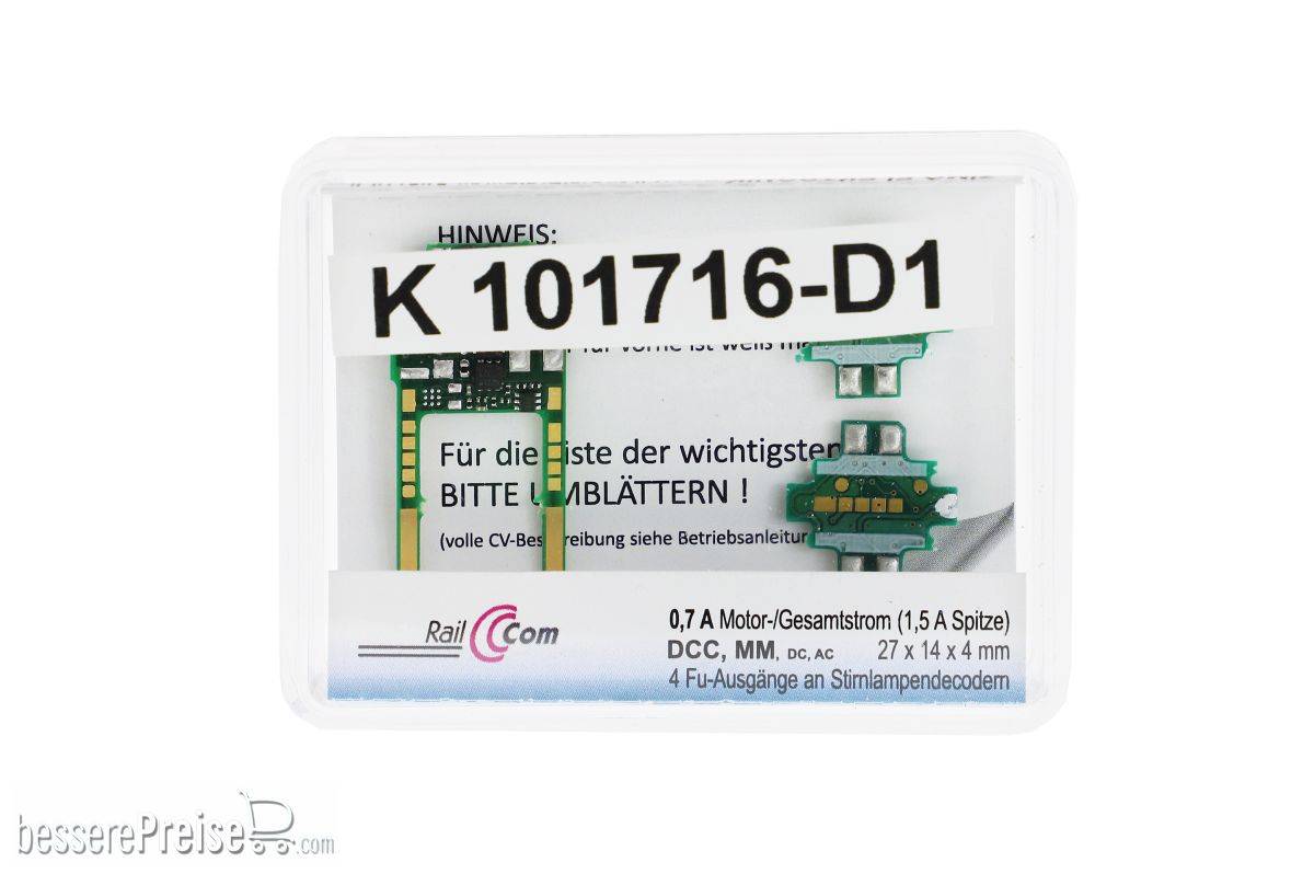 Decodersatz ET 425 - 2x Funktionsdecoder, 1x Fahrdecoder