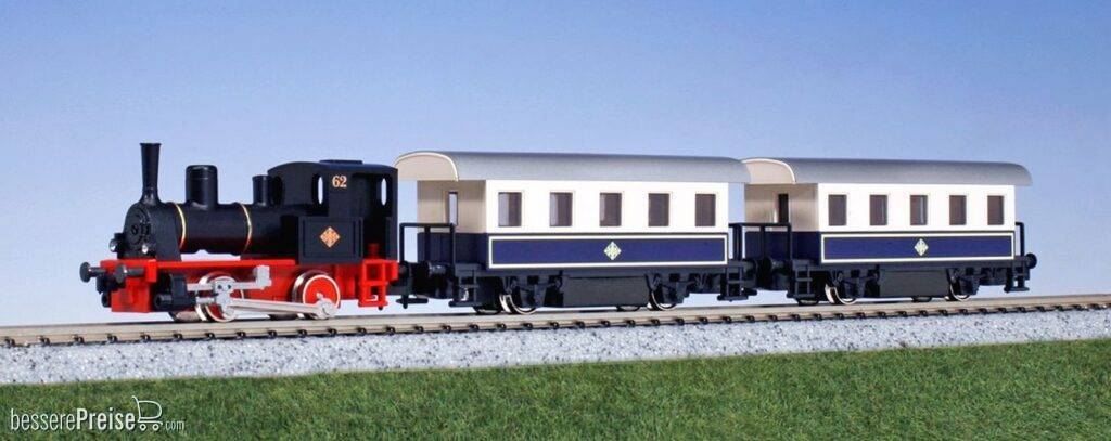 Personenzug mit Dampflok, Pocket Line
