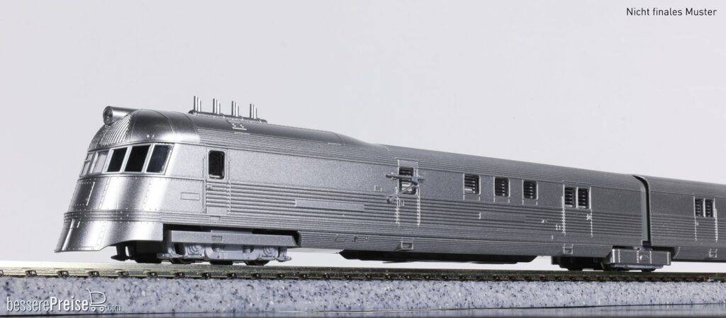 Triebzug Pioneer Zephyr, 3-tlg. CB&Q, Ep.II