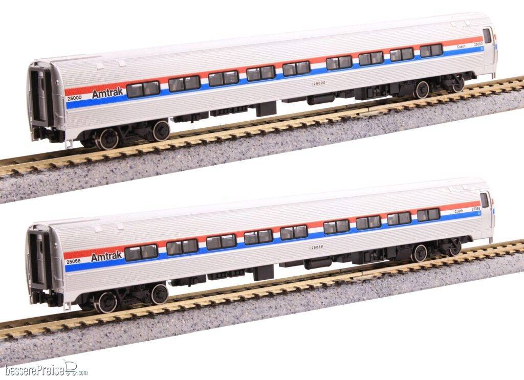 2er Set Personenwagen Amfleet Amtrak, Ep.IV, Ph.III