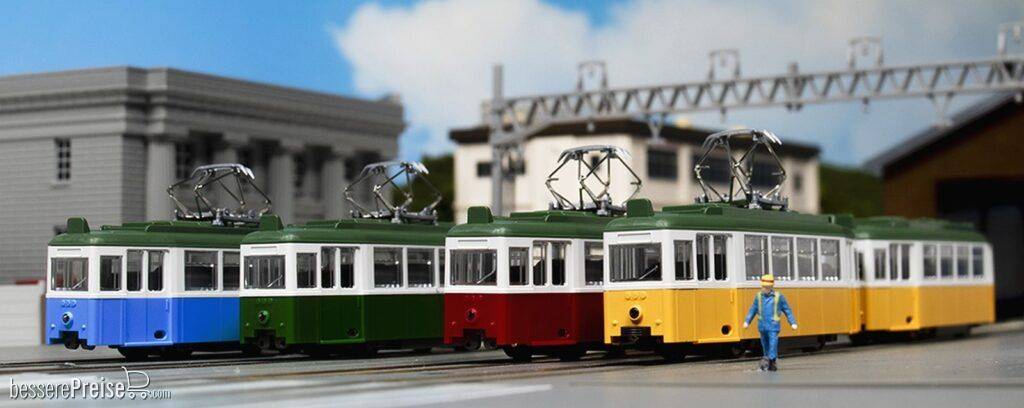 Straßenbahn Düwag, 2-tlg., rot/weiß